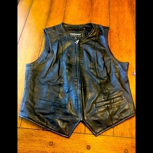 Oakwood Leather bikers vest